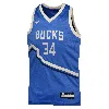 Nike Giannis Antetokounmpo Milwaukee Bucks 2024/25 City Edition Big Kids'  Dri-fit Nba Swingman Jersey In Royal
