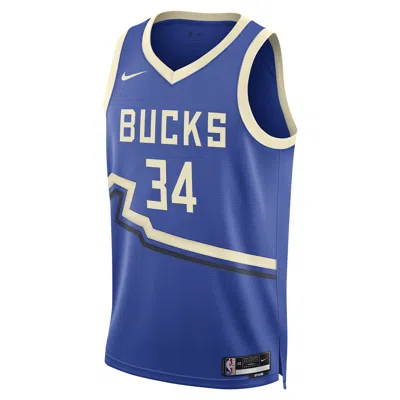 NIKE GIANNIS ANTETOKOUNMPO MILWAUKEE BUCKS 2024/25 CITY EDITION  MEN'S DRI-FIT NBA SWINGMAN JERSEY,1015614491