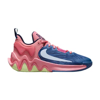 Pre-owned Nike Giannis Immortality 2 Gs 'dark Marina Blue Laser Crimson' | Kid's Size 5.5