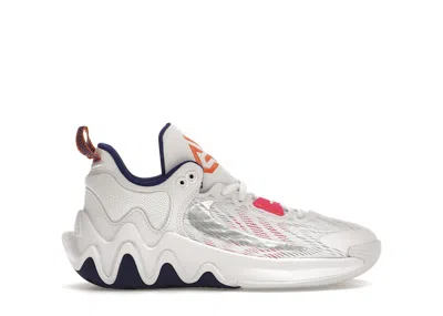 Pre-owned Nike Giannis Immortality 2 Rainbows Sneakers In White/deep Royal Blue/hyper Pink