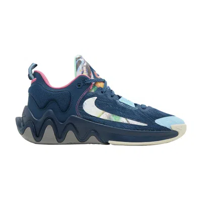Pre-owned Nike Giannis Immortality 2 Se Gs 'floral' | Blue | Kid's Size 4.5