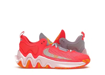 Pre-owned Nike Giannis Immortality 2 Smoothie Sneakers In Hot Punch/pink Foam/laser Orange In Multi