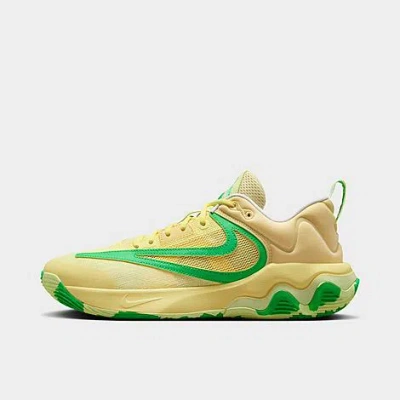 Nike Giannis Immortality 3 Basketball Shoes In Soft Yellow/barely Volt/light Laser Orange/green Shock