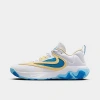 Nike Giannis Immortality 3 White/light Photo Blue Dz7533-101 Men's In White/light Photo Blue/light Laser Orange