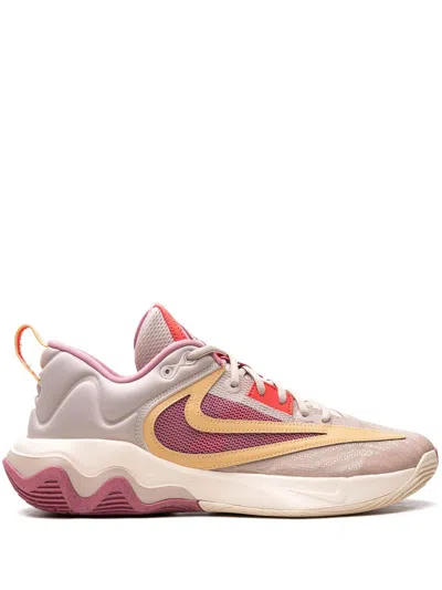 Nike Giannis Immortality 3 "fossil Stone/desert Berry" Sneakers In Pink