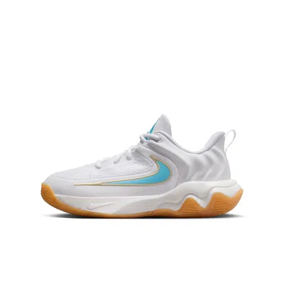 Nike Giannis Immortality 4 Big Kids' Basketball Shoes In White