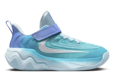 Pre-owned Nike Giannis Immortality 4 Christmas Sneakers In Dusty Cactus/royal Pulse/green Frost