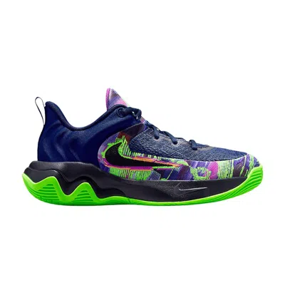 Pre-owned Nike Giannis Immortality 4 Gs 'blue Void/green Strike/vivid Purple/black' | Kid's Size 4