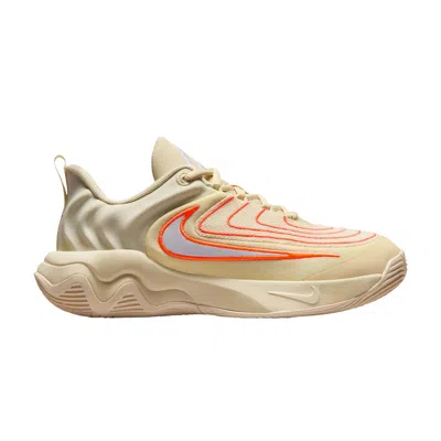 Pre-owned Nike Giannis Immortality 4 Gs 'light Khaki' | Cream | Kid's Size 2.5 In White
