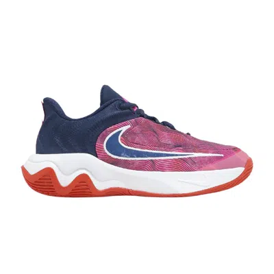 Pre-owned Nike Giannis Immortality 4 Gs 'picante Red Midnight Navy' | Kid's Size 5