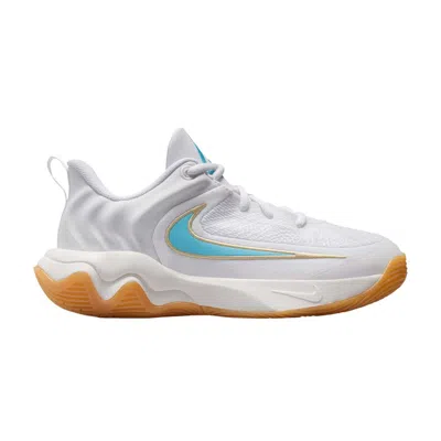 Pre-owned Nike Giannis Immortality 4 Gs 'white Aquarius Blue' | Kid's Size 4