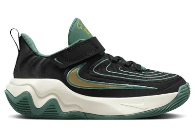 Pre-owned Nike Giannis Immortality 4 Metallic Gold Sneakers In Black/bicoastal/pale Ivory