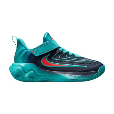 Pre-owned Nike Giannis Immortality 4 Ps 'dusty Cactus Bright Crimson' | Teal | Kid's Size 11.5 In Blue