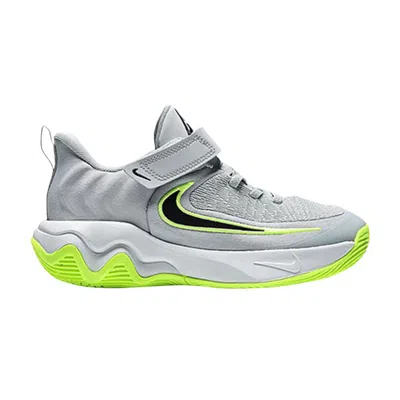 Pre-owned Nike Giannis Immortality 4 Ps 'light Silver Volt Black' | Kid's Size 3