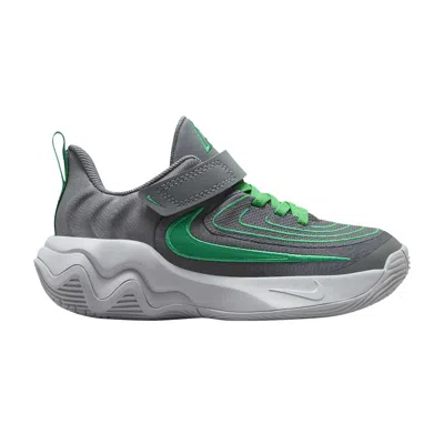 Pre-owned Nike Giannis Immortality 4 Ps 'smoke Grey Stadium Green' | Kid's Size 13.5