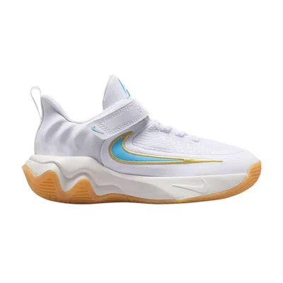 Pre-owned Nike Giannis Immortality 4 Ps 'white Aquarius Blue' | Kid's Size 3
