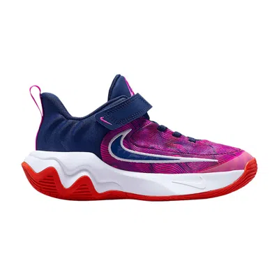 Pre-owned Nike Giannis Immortality 4 Se Ps 'picante Red Midnight Navy' | Kid's Size 1.5