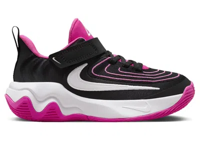 Pre-owned Nike Giannis Immortality 4 Sneakers In Black/laser Fuchsia/white