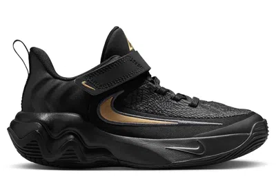 Pre-owned Nike Giannis Immortality 4 Sneakers In Black/metallic Gold In Multi