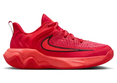 Pre-owned Nike Giannis Immortality 4 Sneakers In University Red/light Crimson/gym Red