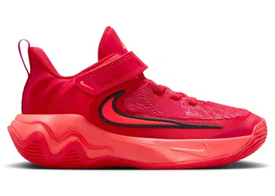 Pre-owned Nike Giannis Immortality 4 Sneakers In University Red/light Crimson/gym Red