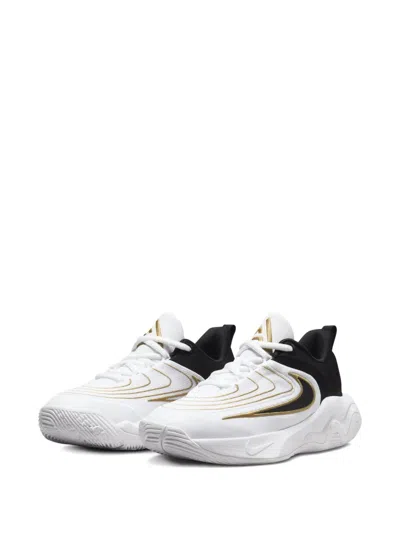 Nike Boys Giannis Antetokounmpo  Giannis Immortality 4 In White/black/metallic Gold