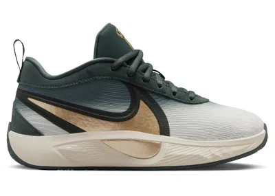 Pre-owned Nike Giannis Zoom Freak 6 Sneakers In Vintage Green/pale Ivory/metallic Gold In Multi