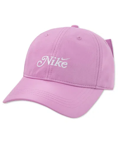 Nike Kids' Girls' 4-6x Bow Back Detail Club Cap In Pink