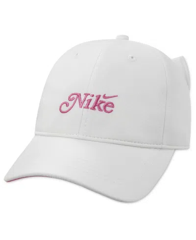 Nike Kids' Girls' 4-6x Bow Back Detail Club Cap In Gray