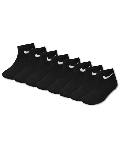 Nike Kids' Girls' 4-6x Ankle Socks, 8-pack In Black