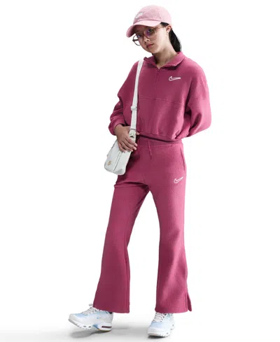 NIKE GIRLS 7-16 FLEECE FLARED LEG PANTS