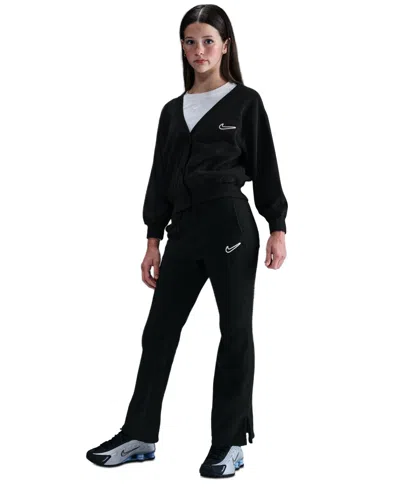 NIKE GIRLS 7-16 FLEECE FLARED LEG PANTS