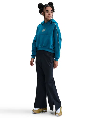 NIKE GIRLS 7-16 SPORTSWEAR BOXY LONG-SLEEVE HOODIE