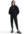 Nike Sportswear Club Fleece Big Kids' (girls') Oversized Jogger Pants In Black