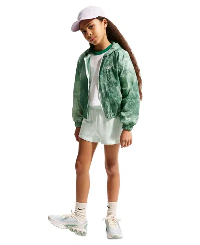 Nike Kids' Girls' 7-16 Sportswear Club Woven Track Jacket In Green