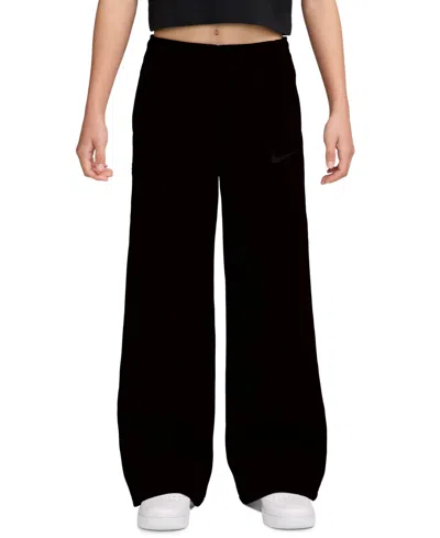 Nike Kids' Girls' 7-16 Studio Fleece Joggers Pant In Black