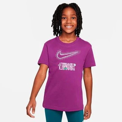 Nike Kids'  Girls' Airphoria Bf T-shirt In Viotech