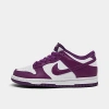 Nike Girls' Big Kids' Dunk Low Casual Shoes In White/viotech/white