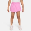 Nike Girls Sportswear T Shirt Breezy Mid Rise Skort Court Borough Low 2 Adjustable Strap Closure Casual S In Playful Pink/white