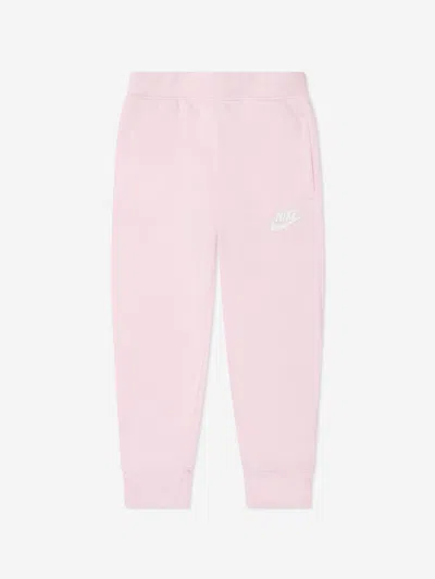 Nike Kids' Girls Club Fleece Joggers In Pink