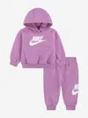 Nike Girls Club Fleece Tracksuit In Pink