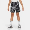 Nike Kids'  Girls' Culture Of Basketball Crossover Dri-fit Basketball Shorts In Black/white