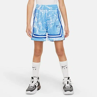 Nike Culture Of Basketball Crossover Big Kids' (girls') Dri-fit Basketball Shorts In Blue