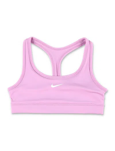 Nike Girls' Dri-fit Racerback Sports Bra In Purple