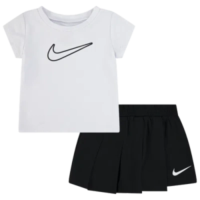 Nike Kids' Girls Infant   All Day Play Skort Set In White