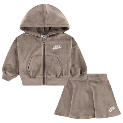 Nike Kids' Girls Infant   Velour Scooter Set In Brown