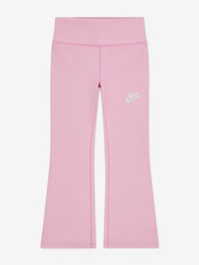 Nike Babies'  Girls Lbr Flare Leggings In Pink