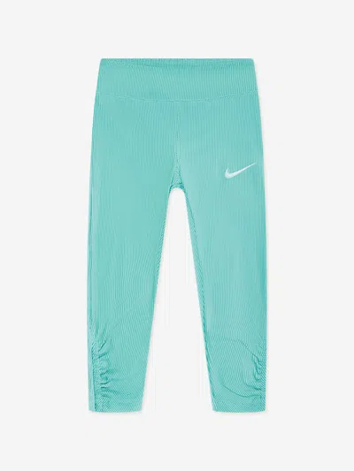 Nike Babies'  Girls Meta Morph Colour Shift Leggings In Blue