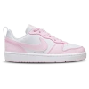 Nike Big Kids Court Borough Low Recraft Casual Sneakers From Finish Line In Pink Foam/white