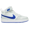 Nike Girls  Court Borough Mid 2 In Summit White/hyper Royal/white